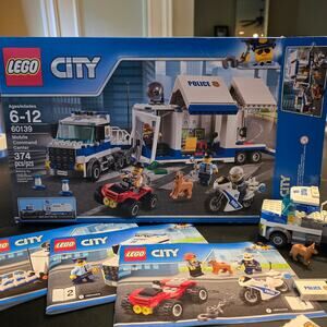 Lot of 2 Partial Lego City Sets #60139, 60116. One box, all booklets included